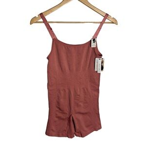 NWT Carrie Amber mauve seamless nylon shorts body shaper lingerie size 1X